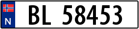 Truck License Plate